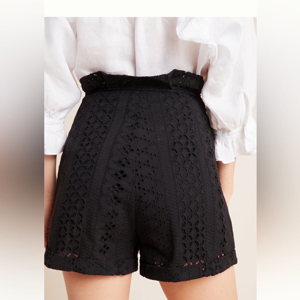 Anthropologie Moon River Elizabeth Eyelet Women's Shorts - Picture 4 of 5
